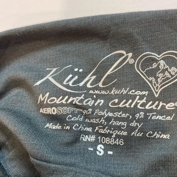 Kuhl Prima Knit Sleeveless Outdoor A-line Dress Dark Olive Green women’s Sz Sm - Picture 7 of 9